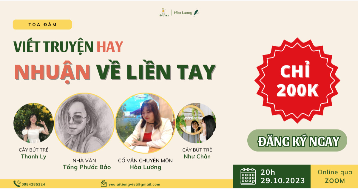 workshop viết truyện kiếm tiền
