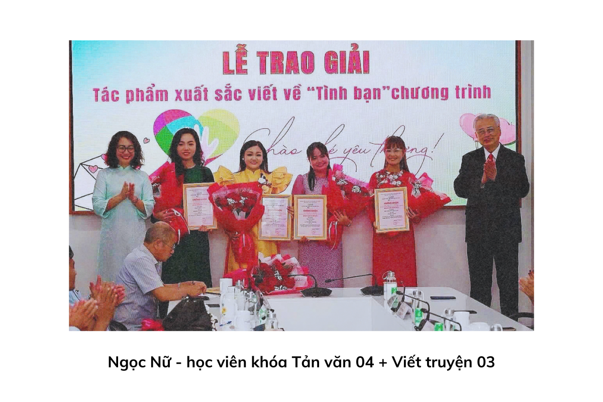 Chị Ngọc Nữ - học viên xuất sắc khóa Tản văn