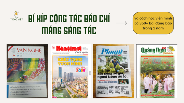 bí kíp cộng tác báo chí mảng sáng tác