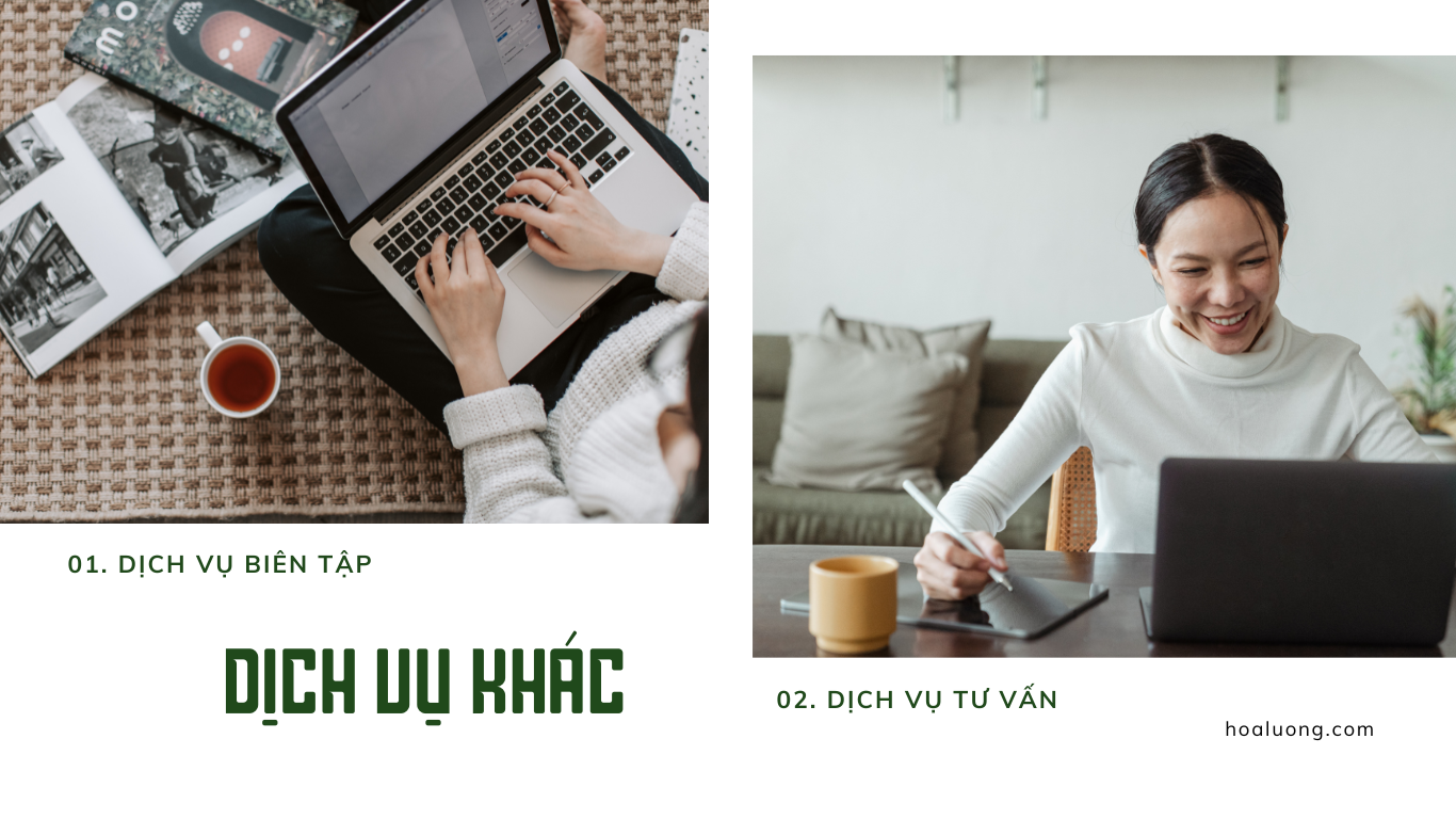 dịch vụ biên tập của hòa lương