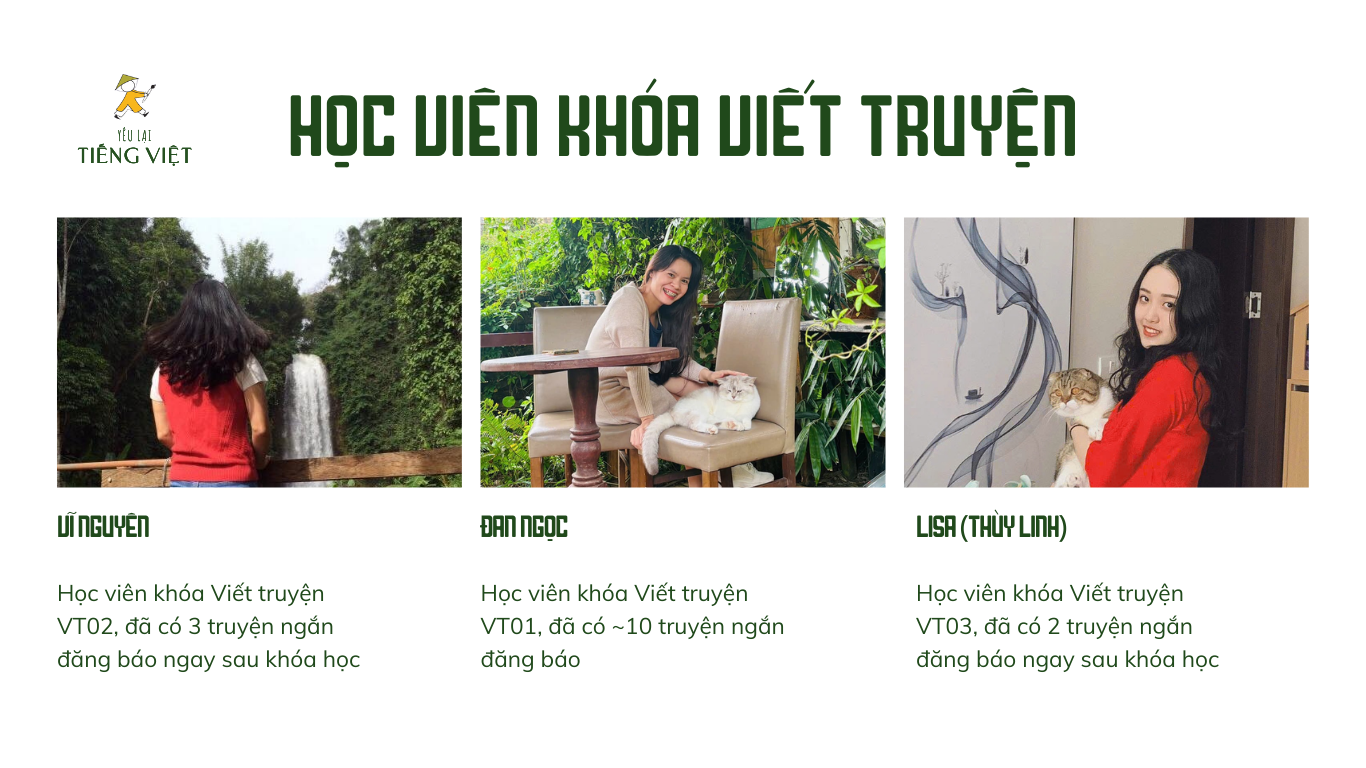hcoj viên khóa học viết truyện