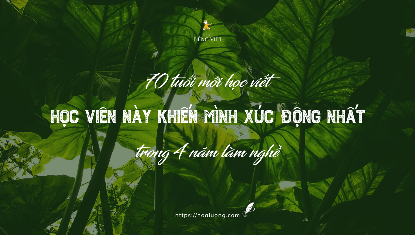 70 tuổi mới bắt đầu viết