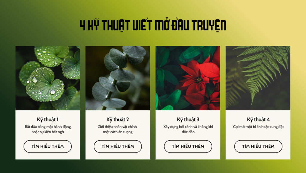 Mở đầu truyện sao cho cuốn hút: 4 kỹ thuật biến câu chuyện của bạn thành “mồi câu” độc giả.