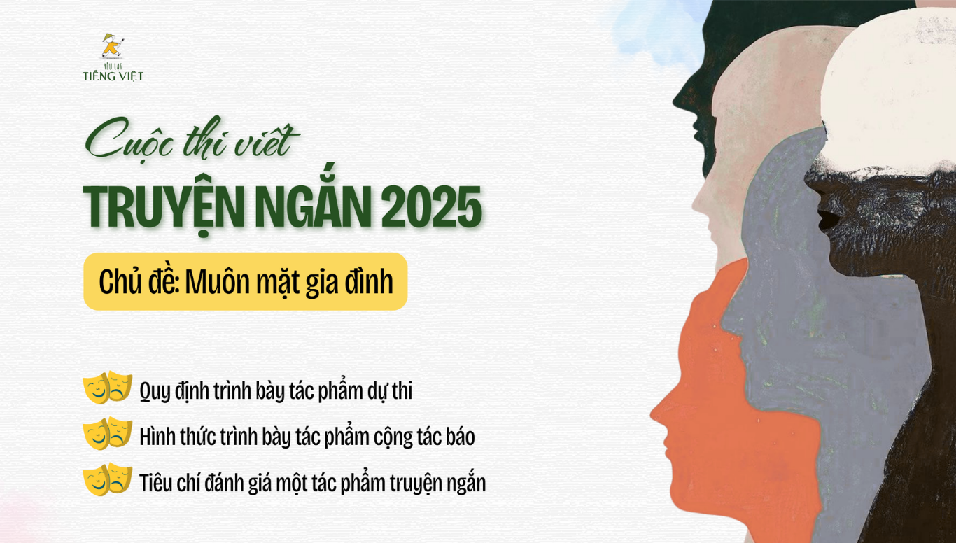 tiêu chí đánh giá truyện ngắn và quy định trình bày tác phẩm thi Cuộc thi viết truyện ngắn 2025