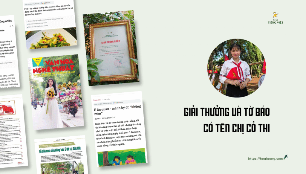 Chị Cỏ Thi đăng ký học viết với Hòa để không lạc lối trong cuộc sống rồi thành cộng tác viên báo chí luôn sau khóa học Tự do Biểu hiện.